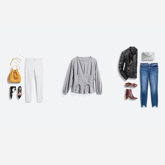 Sweet Gray Melan Corset Detail Top - Picture 2 of 2